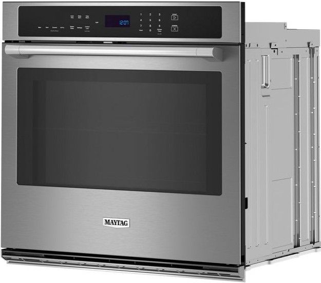 Maytag® 30” Fingerprint Resistant Stainless Steel Single Electric Wall Oven with EvenAir™ True Convection System-2