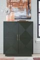 Signature Design by Ashley® Geirwood Dark Green Accent Cabinet-0