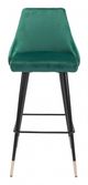 Zuo® Piccolo Green Bar Chair-1