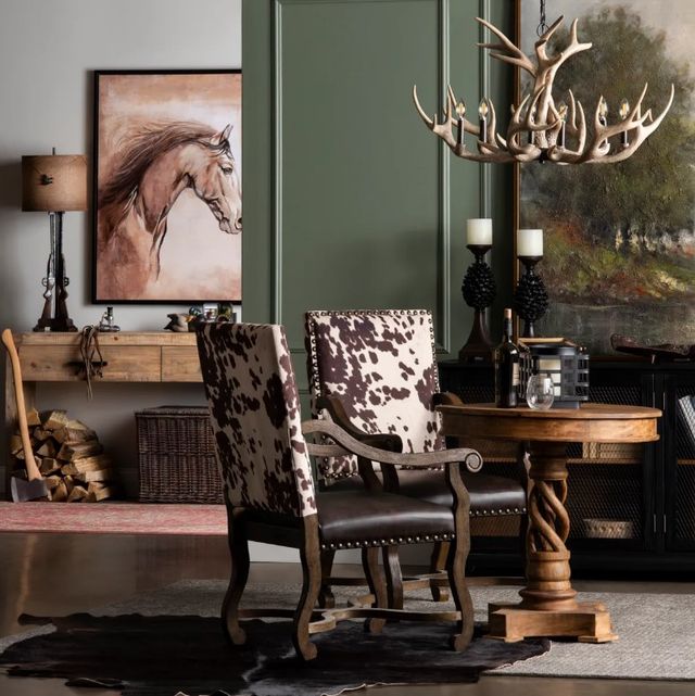 Crestview Collection Mesquite Ranch Brown Accent Chair-1