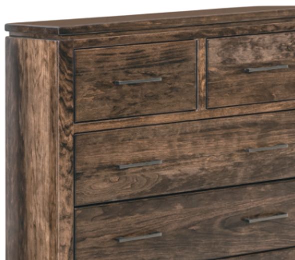 Archbold Furniture Customizable Amish Essentials Maverick Cherry Chest-1