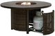 Signature Design by Ashley® Drakes Beach 3-Piece Beige/Dark Brown Aluminum Outdoor Conversation Set-4