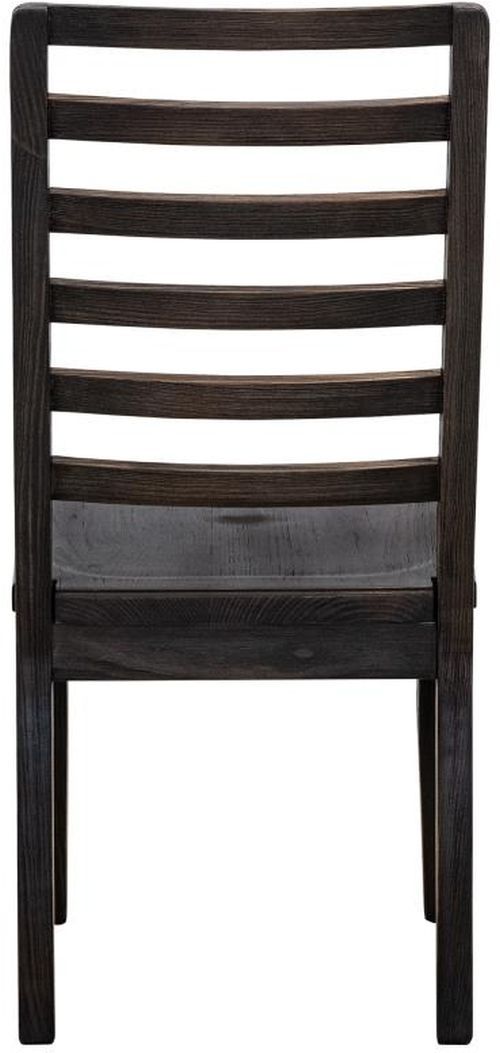 International Furniture Direct Balam Black Dining Side Chair-3