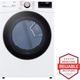 LG 7.4 Cu. Ft. White Front Load Gas Dryer-1
