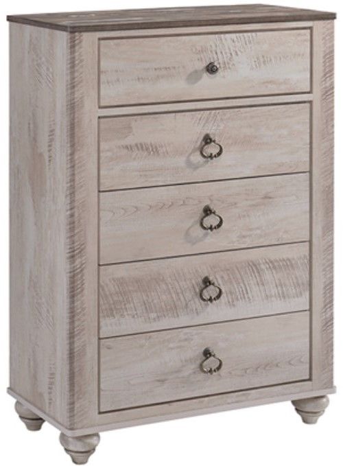 American Wholesale Furniture Jessup Rustic Two-Tone Chest