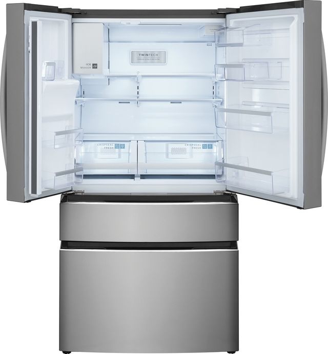 Frigidaire Gallery® 21.5 Cu. Ft. Smudge-Proof® Stainless Steel Counter Depth French Door Refrigerator-1