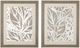 Bassett Mirror Mudcloth Foliage I 2-Piece Wall Art Set-2