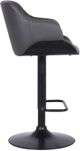 Armen Living Toby Black Adjustable Stool-3