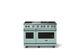 Viking® 5 Series 48" Splash Pro Style Gas (NG) Range with Polished Chrome Trim-3