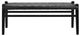 Dovetail Furniture Salazar Antique Black Bench-1