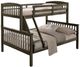 Furniture of America® Brookings Gray Twin/Full Bunk Bed-0