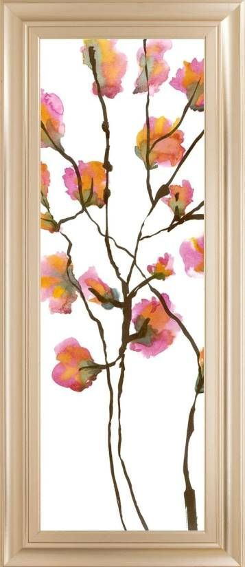 Classy Art Inky Blossoms I by Deborah Velasquez Wall Art-0