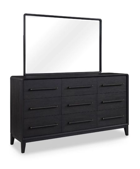 August Dresser and Mirror