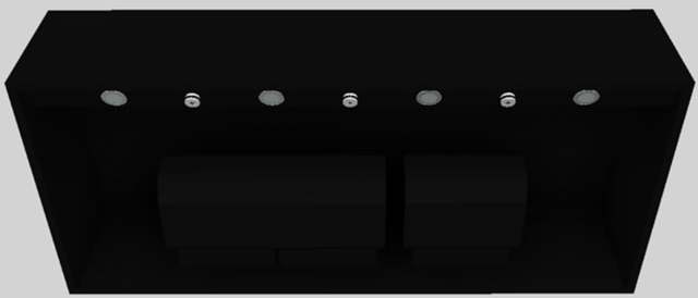 Vent-A-Hood® 54" Black Wall Mounted Range Hood-3