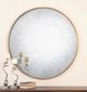 Uttermost® Junius Antique Gold Leaf Round Mirror-1