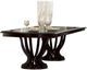Homelegance® Savion Espresso Double Pedestal Dining Table-0