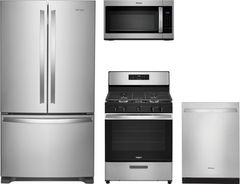Whirlpool® 4 Piece Stainless Steel Kitchen Package