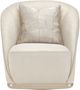 Michael Amini® La Rachelle Gold Rush/Medium Champagne Swivel Chair-2