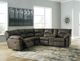 Signature Design by Ashley® Tambo 2-Piece Canyon Left-Arm Facing Manual Reclining Sectional-4