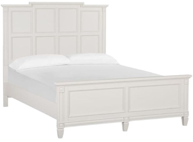 Magnussen Home® Willowbrook Egg Shell White Queen Panel Bed-0