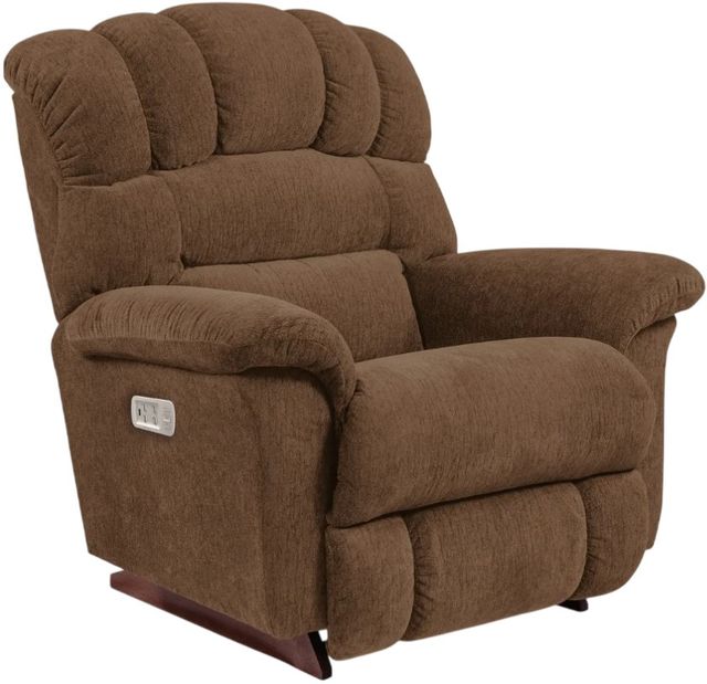 La-Z-Boy® Randell Mocha Power Rocking Recliner with Headrest-0