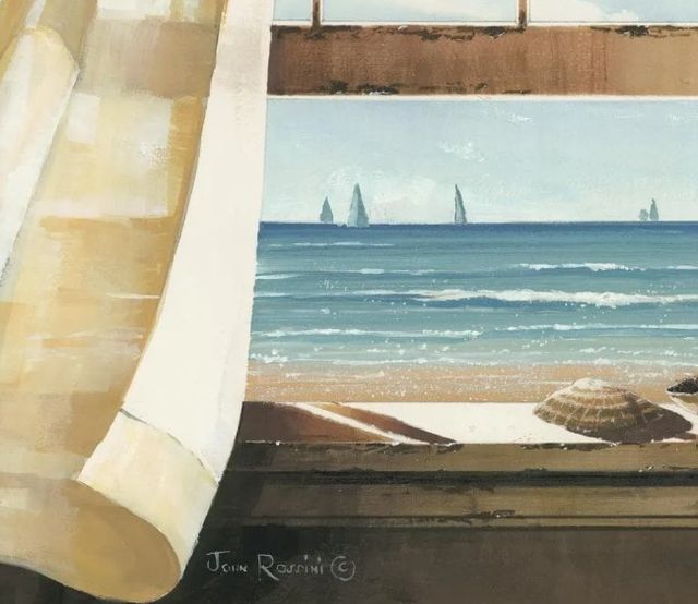Classy Art Beach Treasures by John Rossini Wall Art-2