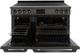 Induction Hardware 48" Black Stainless Steel Pro Style Induction Range-1