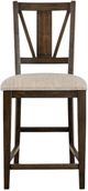 Magnussen Home® Westley Falls Baja Fog/Graphite Counter Chair-3