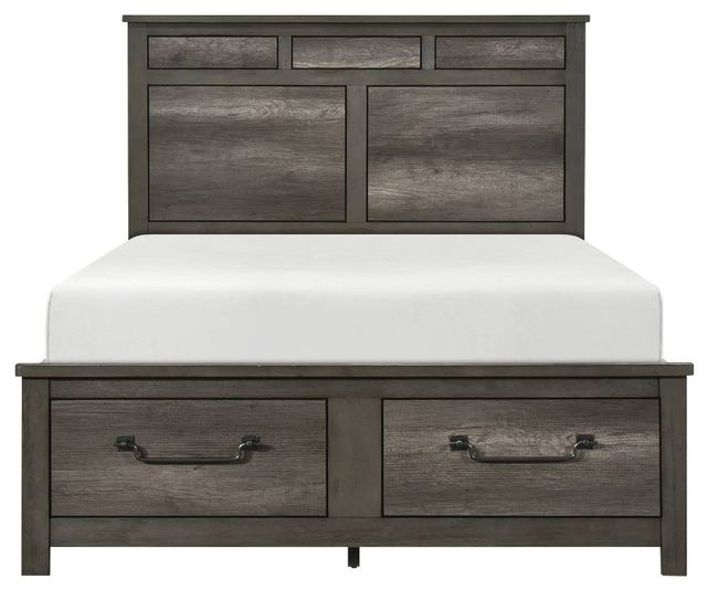 Homelegance® Lenior Gray Queen Platform Storage Bed-2