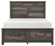 Homelegance® Lenior Gray Queen Platform Storage Bed-2