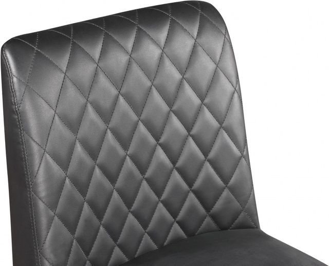 Meridian Furniture Bryce Grey Faux Leather Stool-3