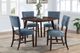 New Classic® Home Furnishings Tioga 5-Piece Blue/Brown Cherry Dining Set-1