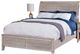 American WoodCrafters Aurora 5-Piece White Wash King Sleigh Bedroom Set-1