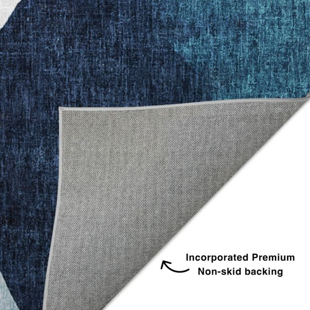 Dalyn™ Rug Company Boca BO7 Denim 5'x8' Area Rug-3