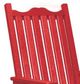 C R Plastic Red Outdoor Porch Rocker-2