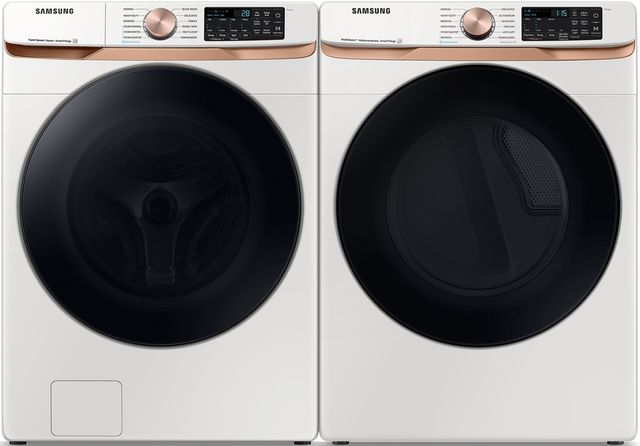Samsung 8300 Series Ivory Front Load Laundry Pair-0