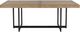 Signature Design by Ashley® Tomtyn Light Brown Dining Table with Gunmetal Gray Base-1