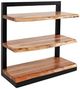 Jofran Inc. Nature's Edge Black/Natural Small Bookcase-0