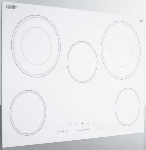 Summit® 30" White Electric Cooktop-2