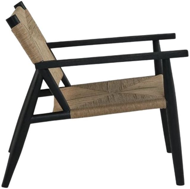 Signature Design by Ashley® Halfmore Black/Natural Accent Chair-2