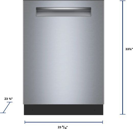 Bosch® 500 Series 24" Stainless Steel Top Control Built In Dishwasher-2