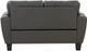 Porter International Designs Trento Gray Loveseat-2