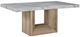 Global Furniture USA D02 Gray Dining Table with Natural Base-0