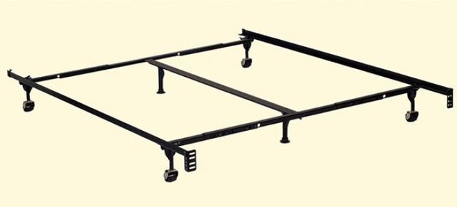 Furniture of America® Framos Black Queen/King Adjustable Bed Frame-1