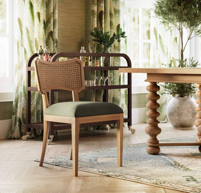 Bramble Customizable Linea Dining Chair-1