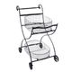 A & B Home Black Decorative Cart-0
