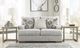 Benchcraft® Mercado Pewter Loveseat-2