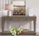 Elements International Kings Court Gray Sofa Table -1