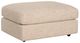 Smith Brothers Customizable 212 Fabric Ottoman with Casters-0
