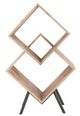 Sagebrook Home 2-Tier Brown 33.75" Wood Magazine Rack-0